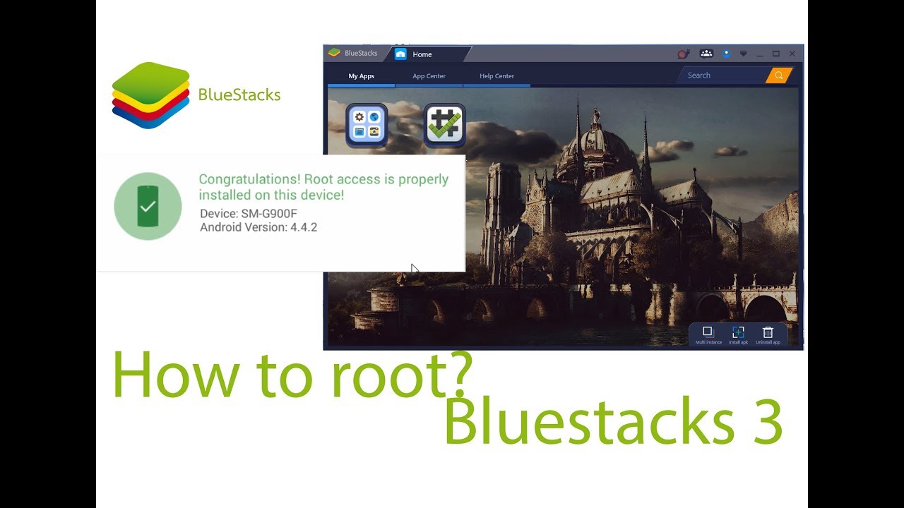bluestacks 4 root